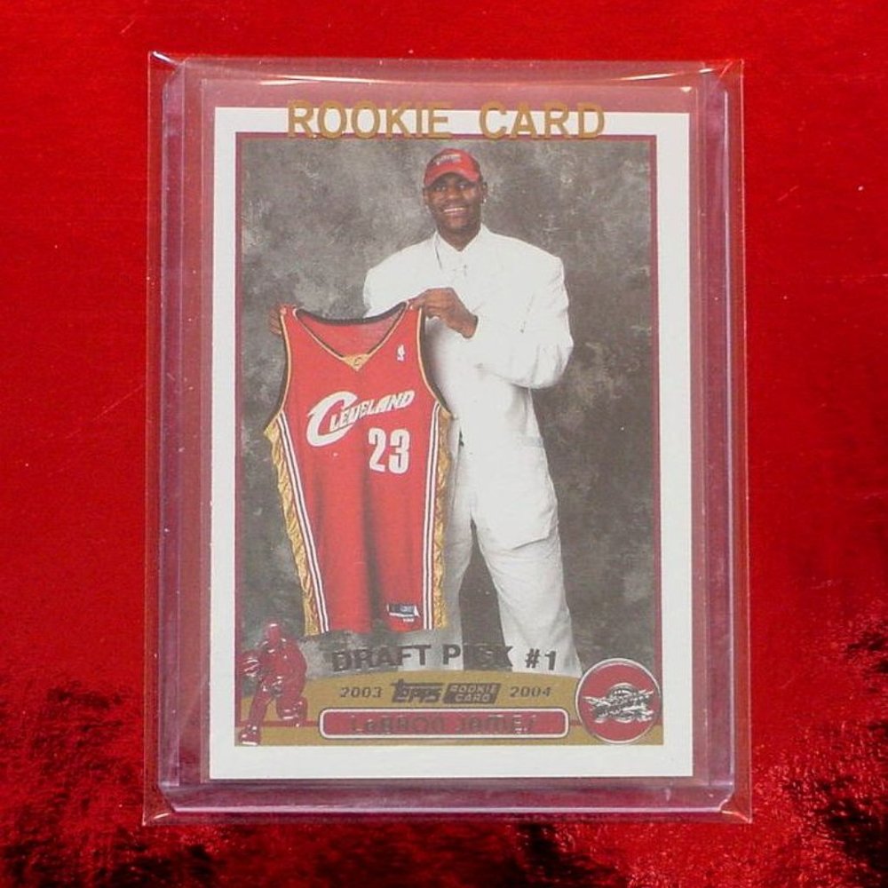 Lebron James Rookie Reprint Novelty Card
